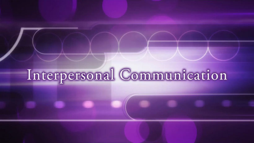 View Interpersonal Communication Video Demonstration